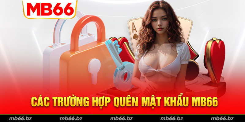 Tổng hợp các trường hợp quên mật khẩu tài khoản MB66
