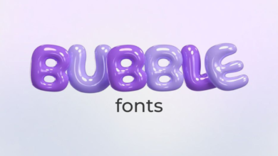 bubble font