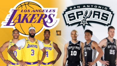 san antonio spurs vs lakers match player stats