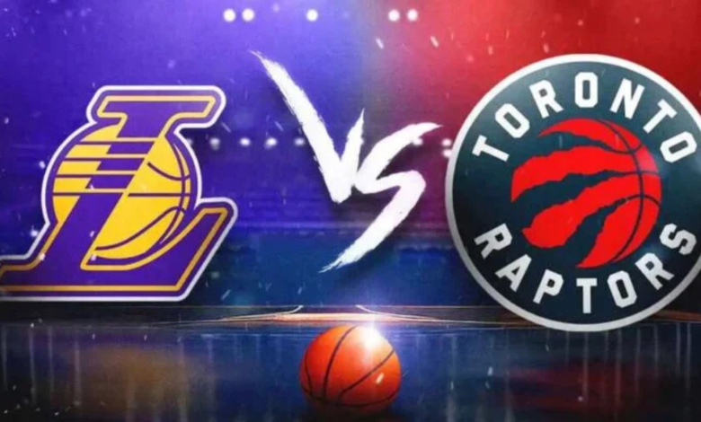 toronto raptors vs lakers match player stats