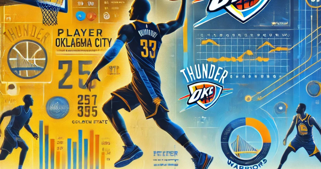 okc thunder vs golden state warriors match player stats