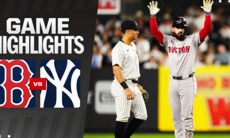 Red Sox vs Yankees Match Player Stats