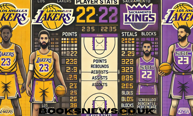 lakers vs sacramento kings match player stats