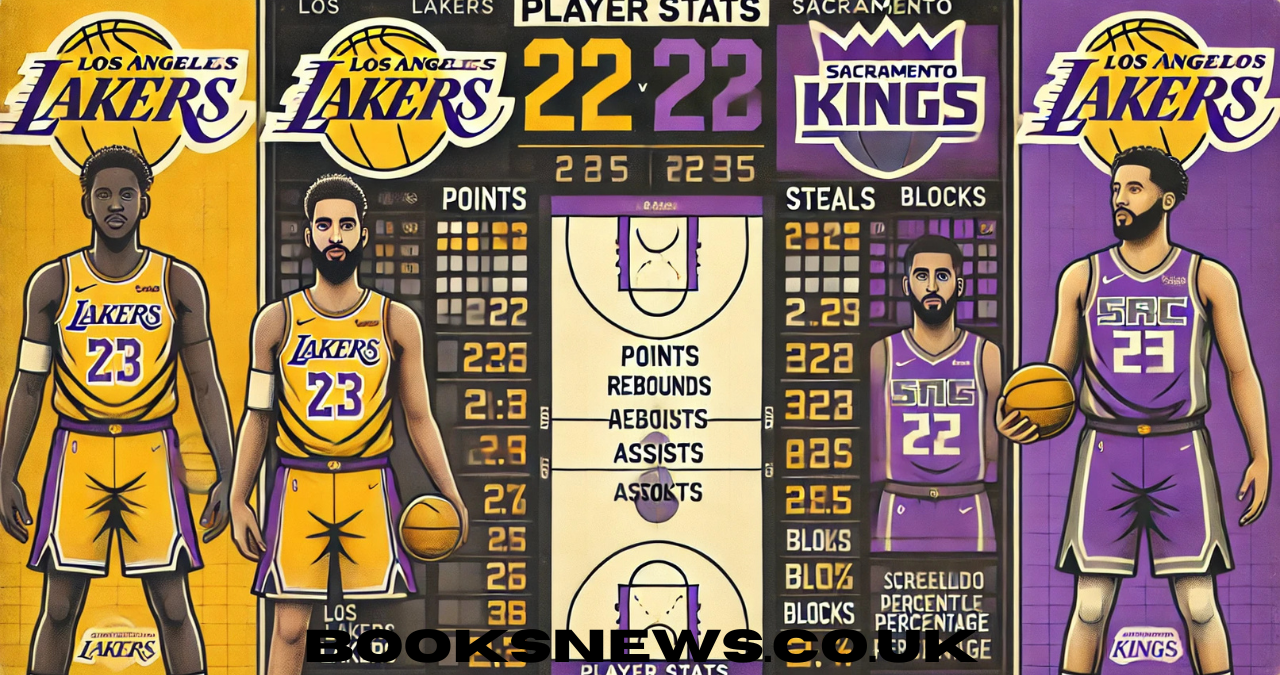 lakers vs sacramento kings match player stats